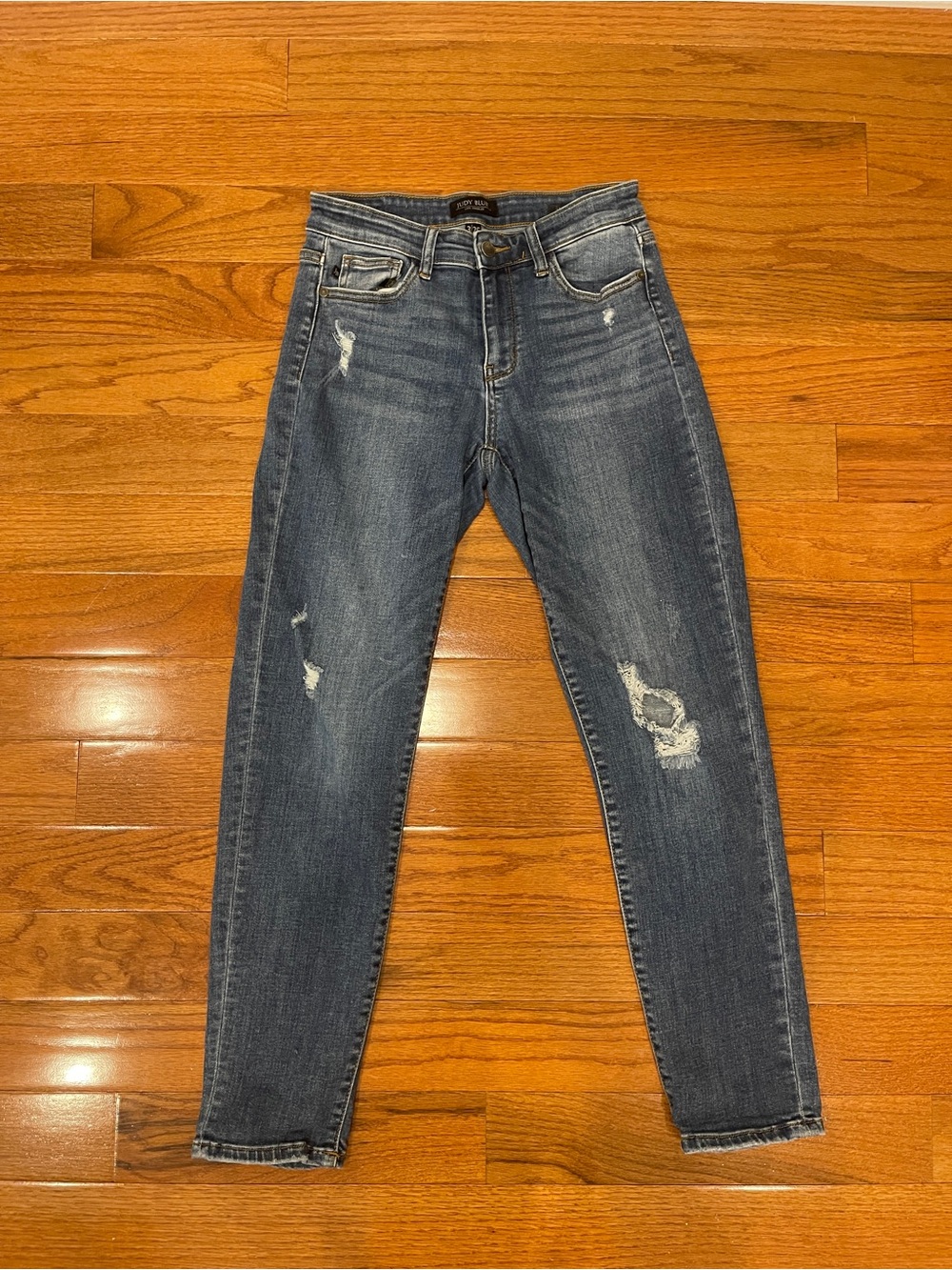 Judy Blue Skinny Bootcut Distressed Women's Jeans Size 3/26